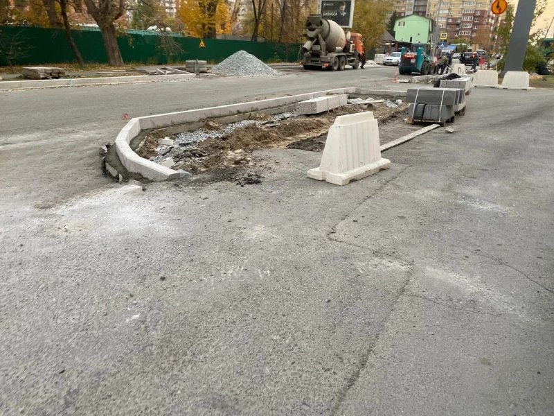 Бетон под бордюры в Калининграде